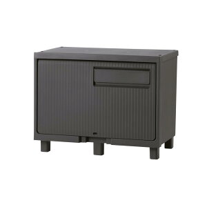 �V�n ��z�{�b�N�X ���O �h�� �ȒP�g�� �u���z�{�b�N�X �ςݏd�˂Ă��󂯎��� �ē��X�e�b�J�[ �ȒP�ݒu�y�e�� 58L�z�y�T�C�Y ��60×���s37×����47cm�z�y�J���[ �_�[�N�O���[�z