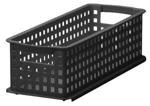 ライクイット (like-it) 収納ボックス 組み合わせて使える 収納バスケット スリムS グレー 日本製 MOS-22 奥行き約46.5cm クローゼット メタルラック 衣類 ストック 引出し