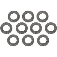 デイトナ(Daytona) バイク ドレンワッシャー M8 厚さ1.7mm ドレンボルトガスケット 10枚入り 75418