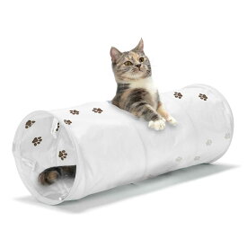 猫壱 キャットトンネル ホワイト 猫おもちゃ