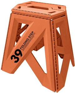 �g���[�h����(TRADE ONE) ���ݑ� �܂肽���݈֎q �X�e�b�v �ω׏d100kg ����39.5×��40×���s32cm �����E���O �`�F�A �A�E�g�h�A �L�����v ��� �Z�m�E�r�[ LG39 �I�����W 30771