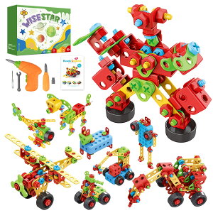 yzWISESTAR 446PCS H ubN dh gݗ lW HZbg {bg wRv^[  ʋ@ j̎q [{bNX STEMߋ ̃pY Q[ f DIY 