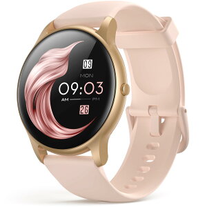 AGPTEK {Ki X}[gEHb` fB[X ی^ S smart watch for women 1.3C`(33mm) rv EHb`  IP68h v J[ Mʒm ՕύX NǗ A[ rグ