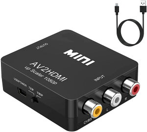 yzRCA to HDMI ϊRo[^[ AV to HDMI ϊ USBP[uthdmiT|[g鋌erlbg[NZbggbv{bNX Xbox PS4 J[irȂǑΉ