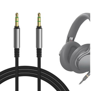 yzGeekria P[u iCґg ݊ I[fBIR[h \j[ Sony MDR-1AM2 MDR-XB950N1 WH-ULT900N WH-XB920N WH-1000XM5 INZONE H5 wbhzP[uA3.5mm AUX ɓK 1.2m