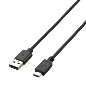yzGR USBP[u Type C (USB A to USB C) 2.0m USB2.0 3Ao ő480Mbps ubN U2C-AC20BK