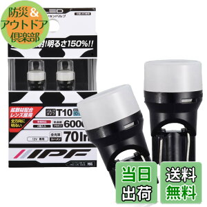 �y���������zIPF �|�W�V���������v LED �ԗp T10 70lm 6000K �z���C�g 12V�p 2�{�� �Ԍ��Ή� �g�U�ޔz�������Y�̗p ���{�� 104W