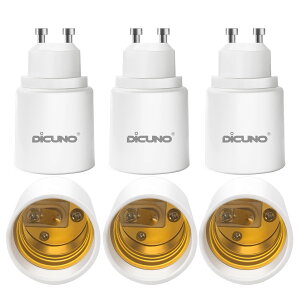 �y���������zDiCUNO GU10��E26 �����ϊ��A�_�v�^�[ �ϊ��\�P�b�g �ő�d����200W 6��