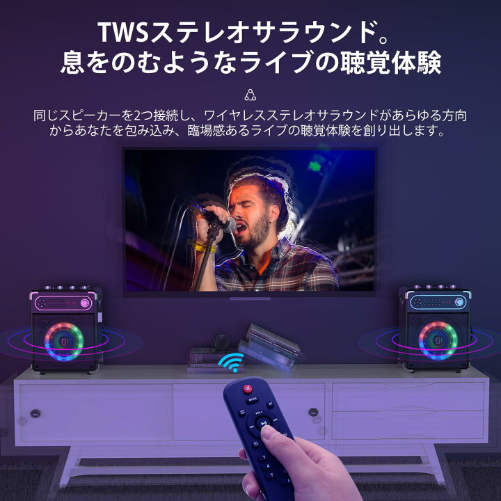 楽天市場】【送料無料】JYX スピーカーセット 拡声器 ワイヤレスマイク 