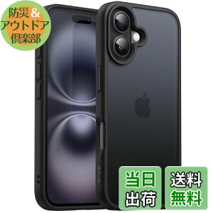 yzJETech iPhone 16 6.1C`p }bgP[X ϏՌ~^[O[h̗ی ̔w X}zJo[ wh~ (ubN)