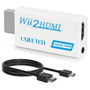 yzL'QECTED Wii To HDMI ϊA_v^(1.5M HDMIڑP[ut܂) WiipHDMI Ro[^[480p/720p/1080pɕϊ 3.5mmI[fBI-HDMIڑWii1080pɕϊo-wii hdmiϊA_v^[