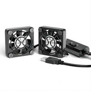 yzELUTENG ^t@4cm 2A USBt@ 3iKʒ USB@ 21g ^ p\R dqfoCX̗p @ ^@ 5V ԉғ Dual Usb fan 4cm