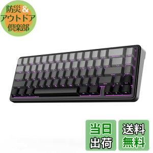 yzEPOMAKER x AULA F65 65%CXJjJL[{[h zbgXbvΉKXPbgJX^Q[~OL[{[h 5wpbh RGBobNCg Bluetooth/2.4GHz/USB-C ς݃jAX