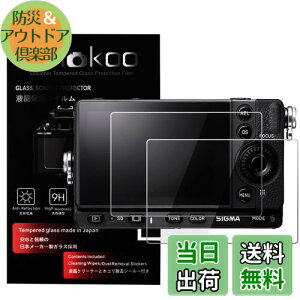 【送料無料】kinokoo SIGMA fp L/fp 保護フィルム,SIGMA fp L/fp 専用保護フィルム 硬度9H 高透過率 耐指紋 気泡無し 強化ガラス 厚さ0.25mm 2枚セット(fp L/fp)