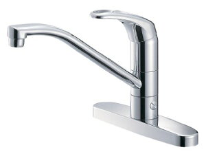 【送料無料】SANEI(サンエイ) キッチン用 シングル台付分岐混合栓 湯水分岐 取付ピッチ203mm K676BV-13