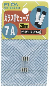 yzGp (ELPA) KXǃq[Y z q[Y 250V/7A 20mm 5.2 2 MF-2070H