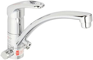 【送料無料】SANEI(サンエイ) キッチン用 寒冷地仕様 シングルワンホール分岐混合栓 分岐口付 上面施工式