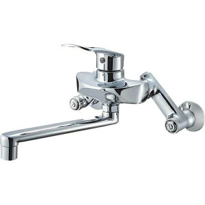 【送料無料】SANEI(サンエイ) 節約・エコ シングル混合栓 寒冷地仕様 取付けしやすいベンリー偏心管