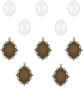 yz[PH PandaHall] 40x30mm NA KX J{V  ~[M 5Zbg ȉ~` y_g ێM   AeB[N Ô