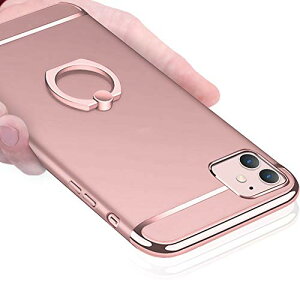 【送料無料】iPhone 12 Mini 用 ケース リング付き 衝撃防止 全面保護 耐衝撃 指紋防止 スタンド機能 3パーツ式 アイフォン12 Mini 用 ケース 落下防止 薄型 耐久 スクラッチ防止 着脱しやす 擦り傷