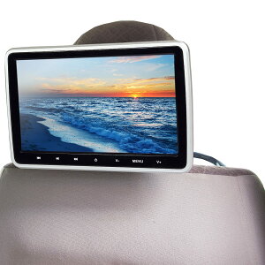 【送料無料】DVDプレーヤー 10.1インチ リアモニター ポータブル 車載 ヘッドレスト HDMI CPRM RCA 後部座席 外部入出力 HRKIT1014