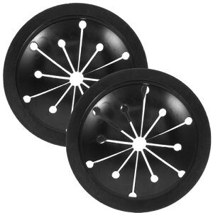 【送料無料】EXCEART 排水溝 蓋 廃棄物処理カバー 流し台 排水口カバー ディスポーザー スプラッシュガード 生ごみ処理機 交換用 蓋 飛沫ガード ゴミ廃棄スプラッシュガード 交換用 2枚入り