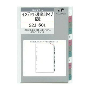 �y���������z�m�b�N�X �~�j6���T�C�Y �C���f�b�N�X��12�R�^�C�v�i12���j523�[601 �V�X�e���蒠���t�B�� 523-6