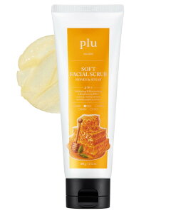 yzyz Plu tFCVXNu nj[&VK[ 100g | Soft Facial Scrub with Honey & Sugar | ؍RX ьPA pPA qɂ FFzCg