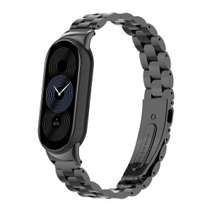 �y���������z[LanQii] �o���h �p�� Xiaomi Smart Band 10 / 9 / 8 /�p�� Xiaomi Mi Band 10 / 9 / 8 �Ή� �����o���h �X�e�����X���^�� ������� �N�C�b�N�����[�X �X�g���b�v �ւ��x���g ���f�B�[�X & �����Y ��