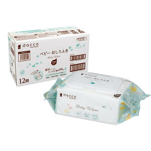 【送料無料】dacco(ダッコ) ベビーおしりふき ふた付 色:おしりふき、サイズ:100枚入