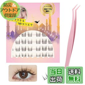 【送料無料】つけまつげ のり不要 【日本国内JIS基準検査済み】グルーなしつけまつげ グルー不要 つけまつ毛 3Dつけまつげ 接着剤不要 ブラック 1秒マツエク 部分つけまつげ 初心者 で簡単装着 立体感 可愛い 自然な束感 人気 耐久性が高い アイメー 色：02束感ドールeye