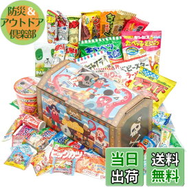 【送料無料】駄菓子 詰め合わせ パイレーツ 海賊 宝箱 60種類60点セット お菓子 ギフト