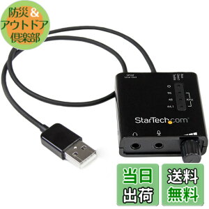 �y���������zStarTech.com USB - DAC�w�b�h�z���A���v S/PDIF�Ή� 96kHz/24bit 2x 3.5mm�~�j�W���b�N 1x 3.5mm�g�X�����N�ی^�R�l�N�^ ICUSBAUDIO2D