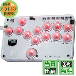 �y���������zHaute42 �A�P�R�� ���o�[���X ���o�[���X �A�[�P�[�h�R���g���[���[ �����^ �Z���I�[���{�^�� ������ �����x For PC Switch2 Switch PS4 PS3 Windows RGB LED���C�gDIY �z�b�g�X���b�v�Ή� �A��