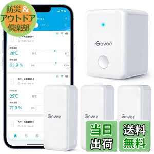 �y���������zGovee WiFi �����x�v ���x�v ���x�v �f�W�^�� ���C�����X �����x �����΍� �A���[�� �ُ�ʒm �C���e���A �R���p�N�g �Z���T�[3�� �Q�[�g�E�F�C1�� �΍� �����x�Ǘ� ���� �n���� �