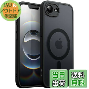 �y���������zJETech iPhone 17e (2026) / iPhone 16e�p �}�O�l�b�g �P�[�X MagSafe�ɑΉ� �������̃}�b�g�w�� ���^ �ϏՌ� �X�}�z�J�o�[ 6.1�C���`�f�B�X�v���C �F�F�u���b�N