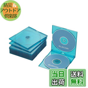 �y���������z�G���R�� DVD CD�P�[�X �v���P�[�X �X���� 1�����[ 10���p�b�N �A�\�[�g CCD-JSCS10ASO �F�F�N���A�u���[�A�T�C�Y�F2�����[x10���p�b�N