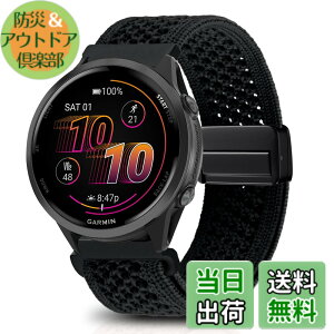 �y���������z[KeeFos] 22mm �o���h Garmin(�K�[�~��) Venu 4 45mm/Venu 3 45mm/2/Forerunner 570 47mm/265/255/Vivoactive 4/Active�Ή� �����o���h �i�C�����f�� ���C�o�b�N�� �}�O�l�b�g���o�b�N�� �ւ��x���g �҂ݕ� 