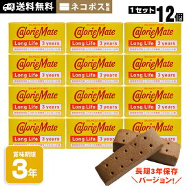 【ネコポス送料無料】 大塚製薬 カロリーメイトロングライフ 2本入 チョコレート味 12個セット バランス栄養食 バランスフード 携帯食 [M便 1/13]