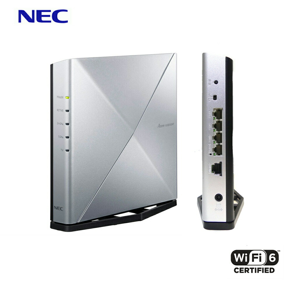 NEC PA-WX6000HP Aterm  [無線LANルーター（IEEE802.11a/b/g/n/ac/ax・4804＋1147Mbps）]WiFiルーター 無線ルーター |  水とインテリアの店 Cottori