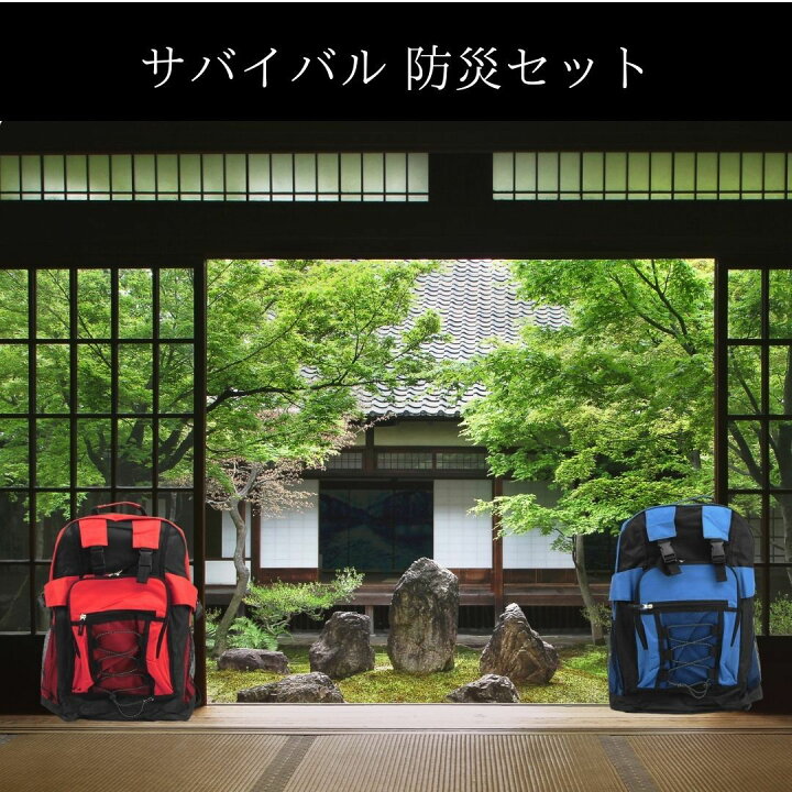 楽天市場】＼☆ 50％OFF クーポン！／ 防災セット 2人用 サバイバル 60 