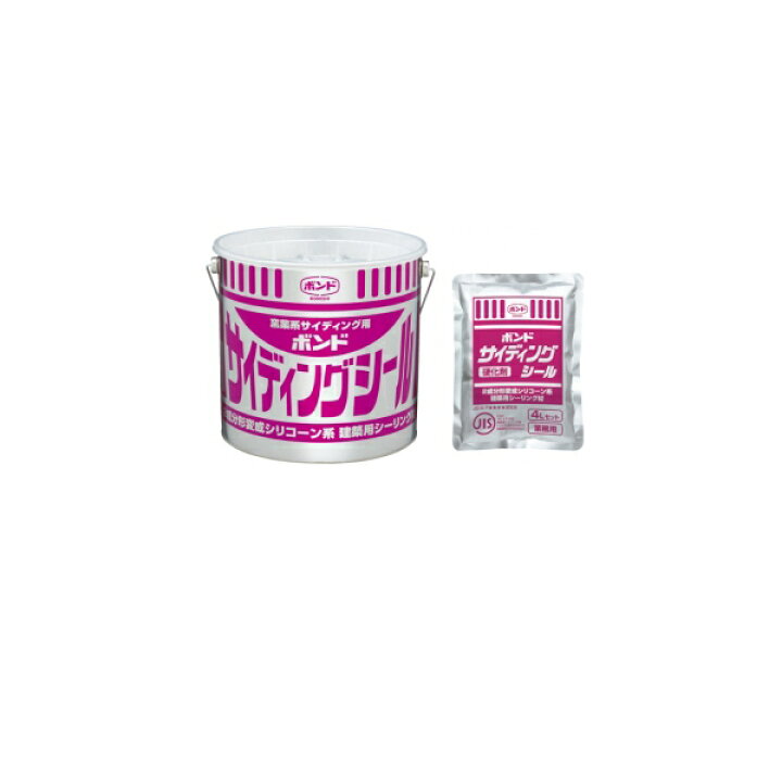 楽天市場】コニシ ボンド サイディングシール 4L缶×2セット箱 変成 