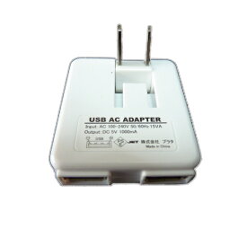 USB AC アダプタ 1A 充電 小型カメラ 電源 変換 電源 バッテリー アダプター AV機器 充電器 コンセント 防犯用品【メール便発送可】 39ショップ ポイント消化