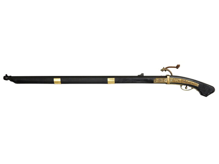 楽天市場】火縄銃 種子島 ブラック ポルトガル 伝来モデル 110cm DENIX 