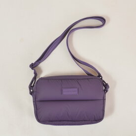 HUNTER イントレピッド エクストラ パフド クロスボディバッグ / ブラック キャンバスクリーム リッチパープルUBX5514KBM