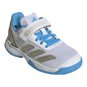 ADIDAS �A�f�B�_�X �R�[�g�t���b�V�� �t�b�N�A���h���[�v �e�j�X�V���[�Y �L�b�Y / Courtflash Hook-and-Loop Tennis Shoes Kids �t�b�g�E�F�A�z���C�g/�T�C�o�[���^���b�N/���V�b�h�A�N�A�}���� JP6686