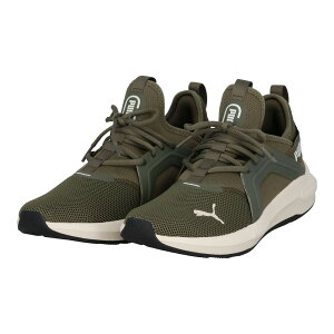 �y�|�C���g�ő�10�{�I�v�G���g���[�zPUMA �v�[�} �V���[�Y SOFTRIDE �G���] 5 Loden Green-Warm White-PUMA Black 31109837