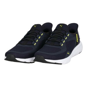 PUMA �v�[�} �V���[�Y SOFTRIDE �t���b�N�X ���[�X EASE IN ALT ���C�h New Navy-Lux Lime-PUMA Black 31199608