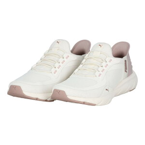 PUMA �v�[�} �V���[�Y SOFTRIDE �t���b�N�X ���[�X EASE IN ALT ���C�h Warm White-Rose Latte-Rose Gold 31199609
