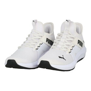 PUMA �v�[�} �V���[�Y SOFTRIDE �G���] 5 EASE IN PUMA White-PUMA Black-Gray Echo 31258102